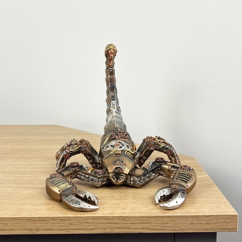 Moderne Wohnzimmer Ornamente Steampunk Skorpion Tier Figur Statue Haus Geschenk - Bild 6 von 8