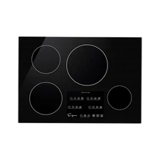 30-in Built-in 4 Elements Black Induction Cooktop