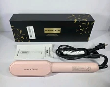 Wavytalk Professional Salon Hair Straightener Brush Model 375 Pink