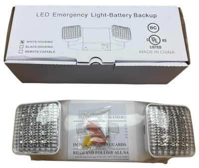 MaxLite EM-2H50W LED Emergency Light Battery Backup White UL Listed 120-277V