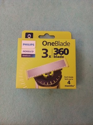 Philips Norelco One Blade OneBlade 360/Blade Replacement 3x Pack 12 Months