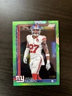 2025 Topps Chrome Football Football Leather Green Refractor Tyler Nubin #231