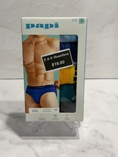 Papi Multicolor Low Rise Briefs 5 Pack Size XL