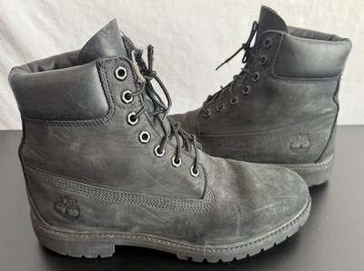 Timberland Premium 6-Inch Black Nubuck Waterproof Boots 10073 Men s Size 8.5M