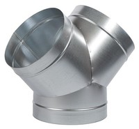 Y-StüCk 200/200/200 Mm HosenstüCk LüFtungsrohr Y-Verteiler AbzweigstüCk Flexrohr
