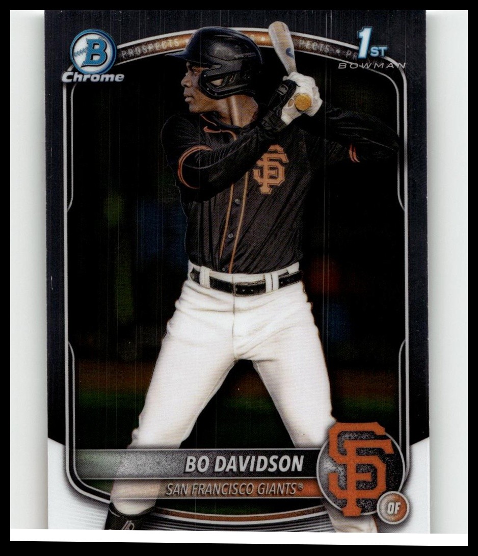2025 1st Bowman Chrome Bo Davidson #BCP-206 Giants RC