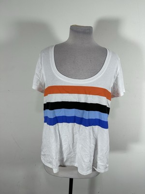Rebel Womems White Color Tshirt Size 1X Sample Piece Runs Small