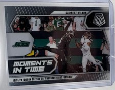 2025 Panini Mosaic Moments in Time #3 Garrett Wilson No Huddle Silver