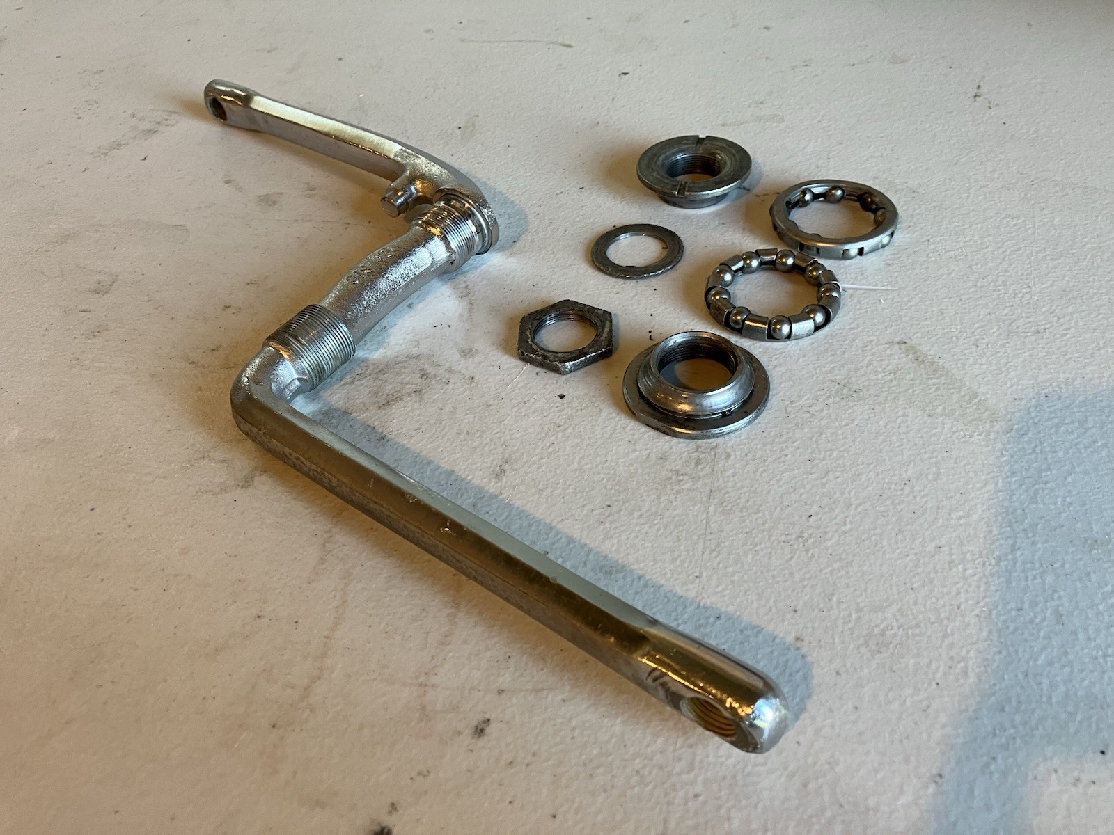 Vintage Old School JM Cr-Mo BMX Cranks W-BB - 175mm Chromoly GT Dyno VFR