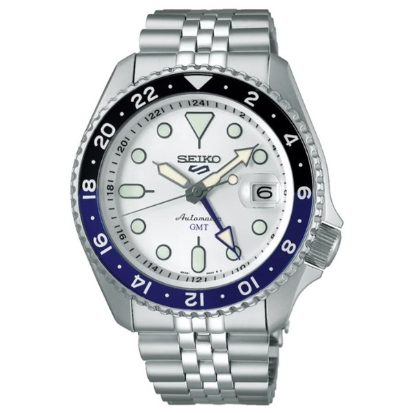 Seiko 5 Sport Gmt SSK033 Automatik Herrenuhr Stahlarmband Jubilee 200M-image