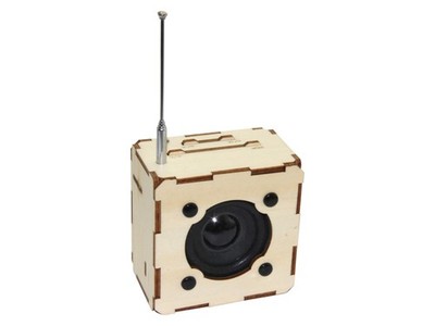 SOL-EXPERT 3D Holz Bausatz BT-Lautsprecher mit FM Radio