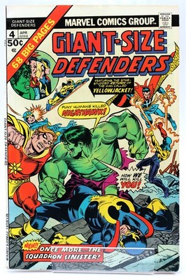 GIANT-SIZE DEFENDERS #4   [7.0]   1975   Gil Kane   MARVEL BRONZE   1st Printing
