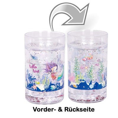 Coppenrath 17433 - Die Spiegelburg Nella Nixe Glitzerbecher mit Schwimmelementen