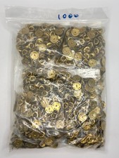 Lot of 1000 Ballou Reg'd Gold Lapel Pin Butterfly Clutch Fasteners