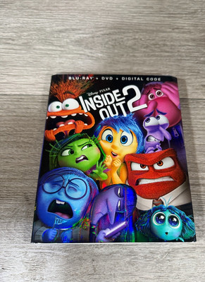 Inside Out 2 (Blu-ray + DVD + Digital) New - Case Damage