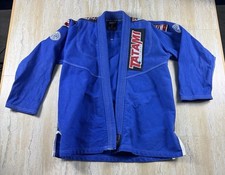 Tatami Estilo BJJ Gi Azul Talla A3 Jiu Jitsu Brasileño Kimono Uniforme Arte Marcial