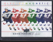 2021-22 Upper Deck #EM-4 David Perron Electromagnetic