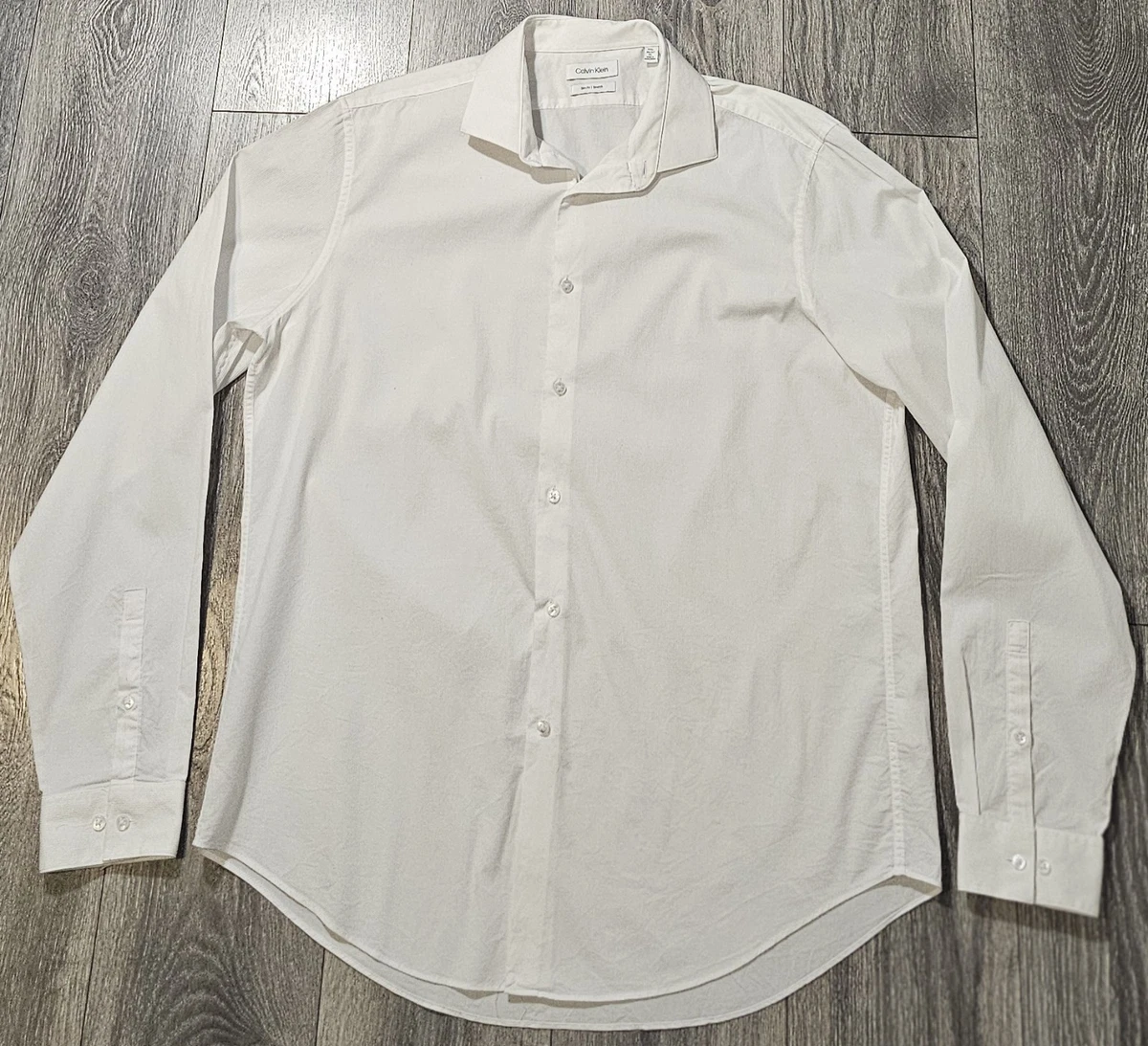 Calvin Klein Cotton Blend Slim Dress Shirts for Men for sale | eBay Calvin Klein Cotton Blend Slim Dress Shirts for Men for sale | eBay
