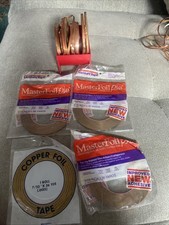 VENTURE TAPE MASTERFOIL PLUS COPPER FOIL TAPE Lot Stained Glass Artisan Crafting