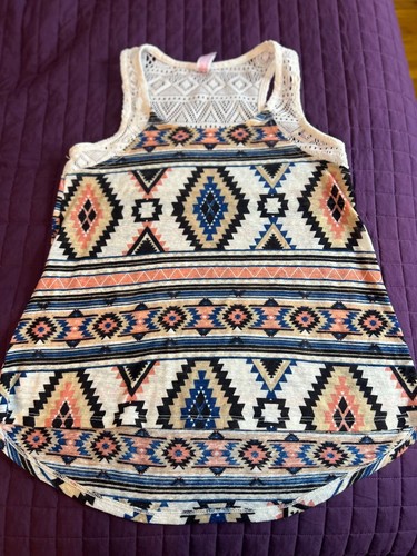 No Boundaries Southern Print Damen-Tanktop Größe M 7-9