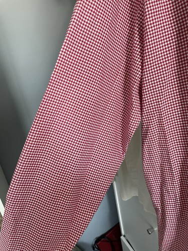 Gingham/check Tailored Fit Red Shirt - XXL - Blue Harbour - Picture 4 of 4