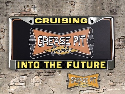 Cruising Into The Future Lowrider License Plate Frame | eBay