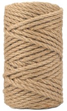 jijAcraft Natural Jute Twine - 164 Feet, 1/4 Inch 6mm Garden Twine for Clim...