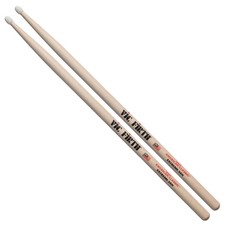 Vic Firth American Classic Extreme Hickory 5A Drumsticks, Tear Drop Nylon Tip