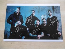 Bury Tomorrow band autographs fully signed 20x30 cm photo