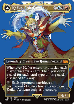 x1 Kefka, Court Mage // Kefka, Ruler of Ruin FIN MTG 398