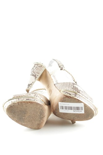 BALLY Décolleté spuntata Donna Décolleté Taglia IT 39 bianco sporco-marrone - Foto 5 di 5