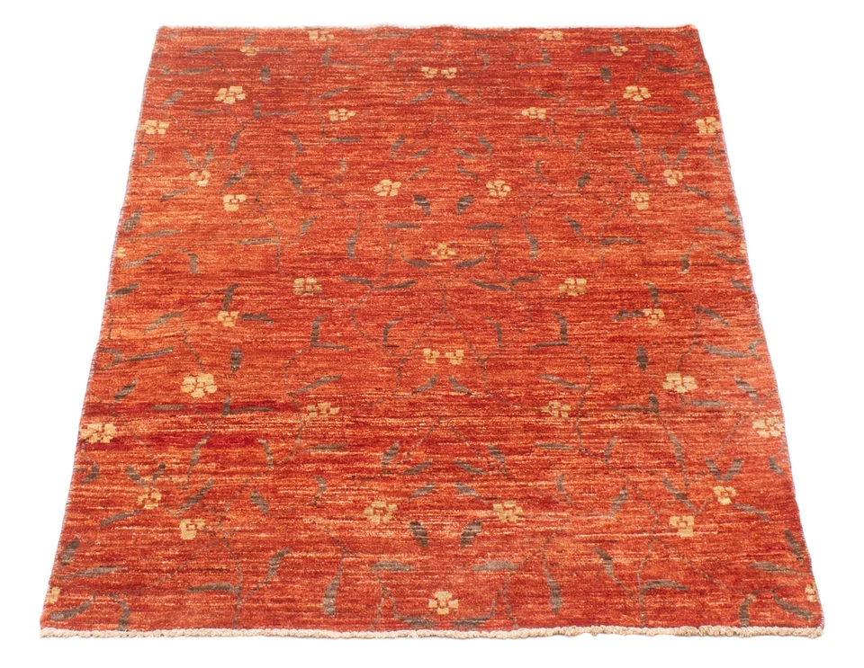 Traditional Hand-knotted Wool Oriental Carpet 3'9" x 6'0" Area Rug - Image 3 of 4