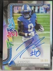 2025 Topps Chrome Jahmyr Gibbs - Future Stars (On Card Auto) /99 #FAA-JG
