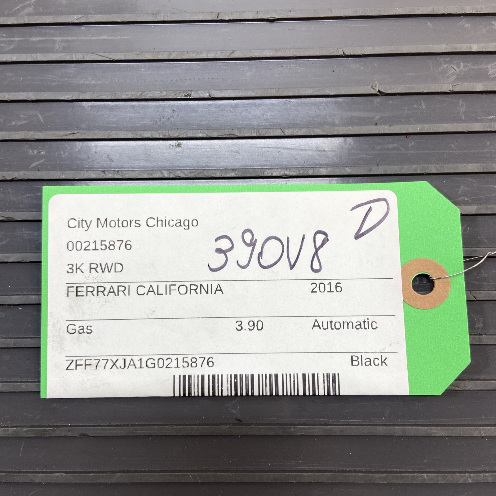 2015-2018 Ferrari California T 3.9L V8 Engine Block Crankcase 3k Miles OEM