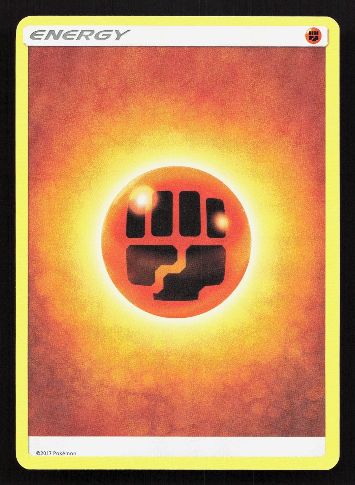 Fighting Energy 169/149 Sun & Moon LP Pokemon Card TCG