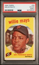 Vintage Willie Mays Baseball Card Timeline: 1951-1974 38