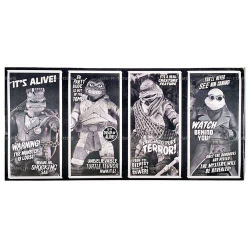NECA Universal Monsters/Teenage Mutant Ninja Turtles 4 Piece Action Figure Set - Picture 8 of 12
