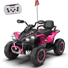 24V Kids Ride On Electric XXXL ATV W/parents Control,Four-wheel shock absorber