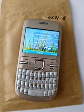 Teléfono Móvil Nokia C3-00 C3 (2010) DESBLOQUEADO Dorado Negro QWERTY Totalmente Funcionando