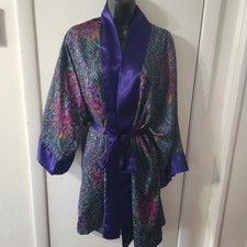 Vintage Y2K Gold Label Victoria's Secret Floral Robe One Size Fits All