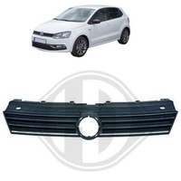 KüHlergrill Geschlossene Version FüR Vw Polo 2009-2017