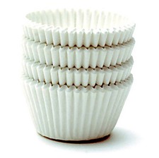 Norpro Giant Muffin Cups, White 500 Pack of Jumbo Paper Liners