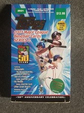 Topps Baseball 2002 Series 2 EMPTY Retail Blaster Box Bonds Chipper Rodriguez