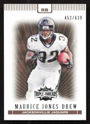 2007 Topps Triple Threads Maurice Jones-Drew Sepia #/639 #36 Card