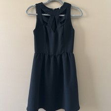 Guess Women's Fit & Flare Mini Dress 2 Black Solid