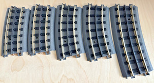 MTH O Gauge Half Curve Track (Total 5) - O-48 ", O-31" and U/I