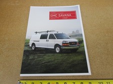 2012 GMC Savana Van sales brochure ORIGINAL 20pg literature 1500 2500 3500