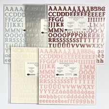 Creative Memories ABC/123 Classy Letter Number Stickers 3 Sheets 0.75" New