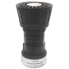 Viper Bk2510 Fire Hose Nozzle, 1-1/2 In., Black