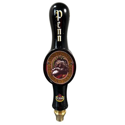 Penn Brewery St. Nikolaus Bock Beer Tap Handle Black Christmas St Nick Bar Decor